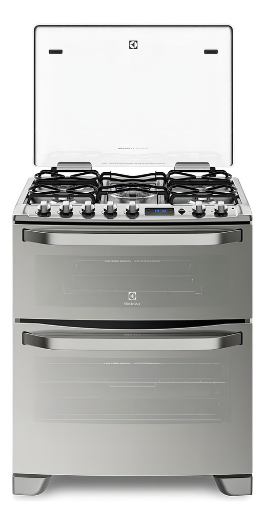 Cocina Electrolux 76dxr Doble Horno Acero Inoxidable Visor