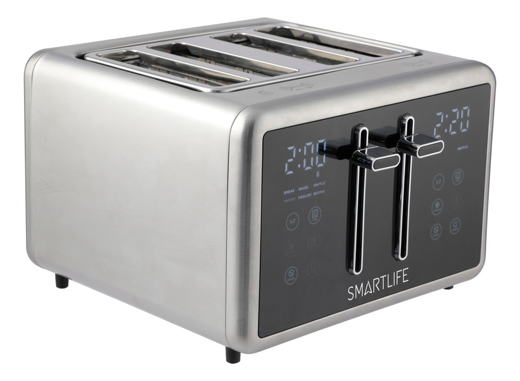 Tostadora Smartlife Sl-tod1520 Gris 4 Panes 1700w Gris