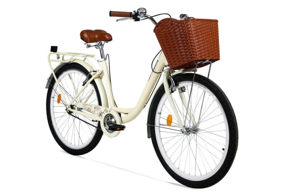 BICICLETA PASEO TOPMEGA LUX R29 BEIGE 1007555