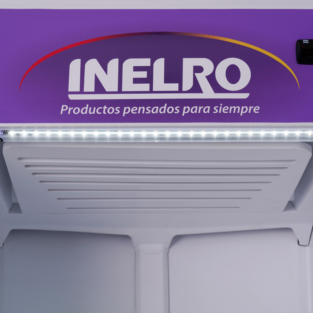 EXHIBIDORA VERTICAL INELRO MT-12 BLANCA 310 L