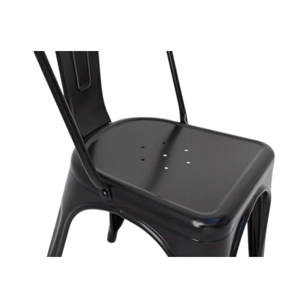 SILLA TOLIX POLIPROPILENO NEGRA