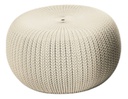 Set 2 Puff Mesa Ratona Keter Cozy Urban Con Almacenamiento Camel - Beige