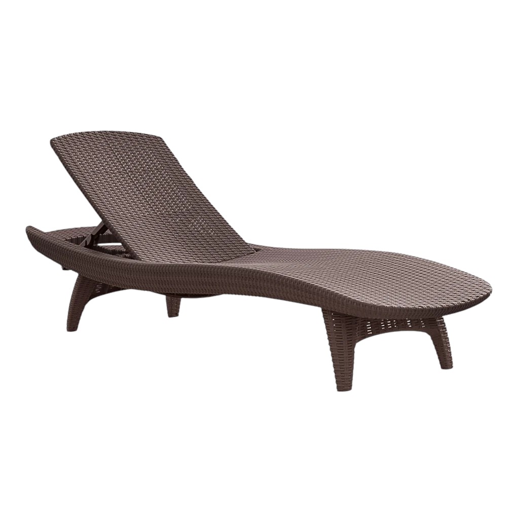 SET 2 REPOSERAS KETER PACIFIC MARRON