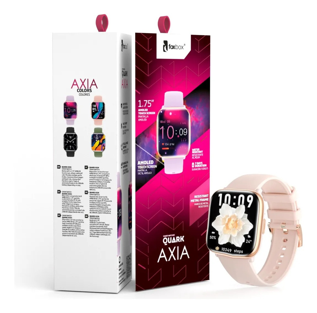 RELOJ SMARTWATCH FOXBOX AXIA ROSA