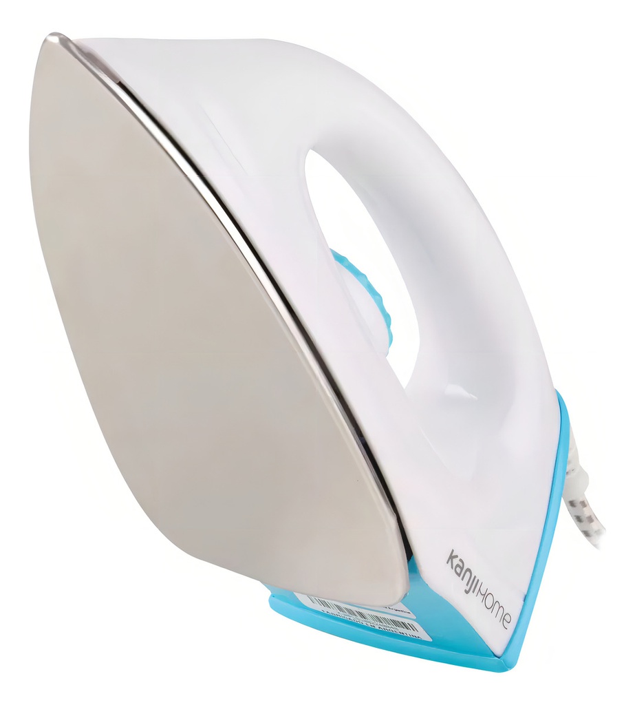 Plancha Seca Kanji Home Kjhpls1002 1000w Base De Acero Inox Blanco