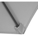 Sombrilla Just Home Collection Hdp-275 Gris 270cm Lisa