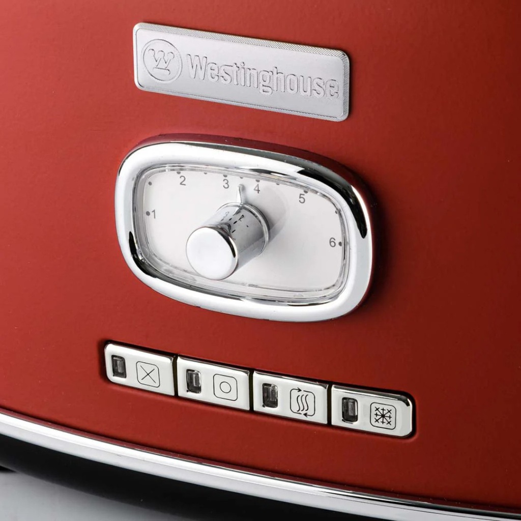 TOSTADORA WESTINGHOUSE WH-TM800-01 RETRO ROJA