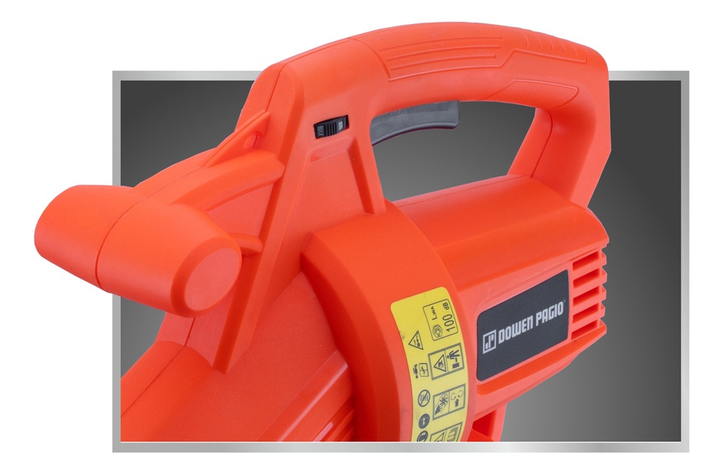 Sopladora Aspiradora Dowen Pagio Trituradora Eléctrica2500w Naranja