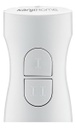 Minipimer Mixer Kanji 2 Velocidades Cuchilla Acero Inox Blanco