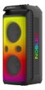 Torre De Sonido Noblex Mnx1600 5200w Karaoke Doble Woofer Negro