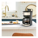 Cafetera De Filtro Westinghouse Blanco Retro 1.25 Lts 1000w Blanco Y Negro