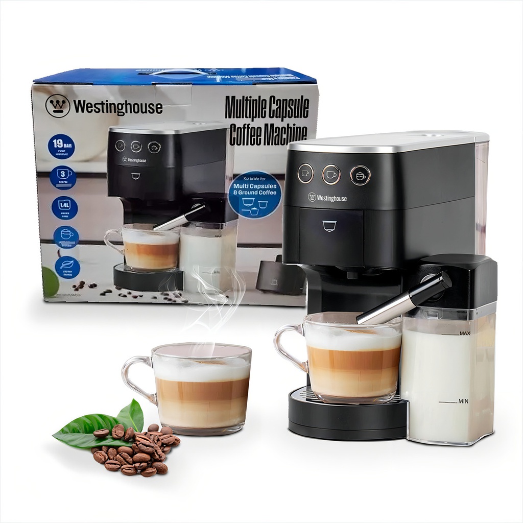 Cafetera Multicapsula Westinghouse Wh-cm1450mc01-b 19b Negra - Negro