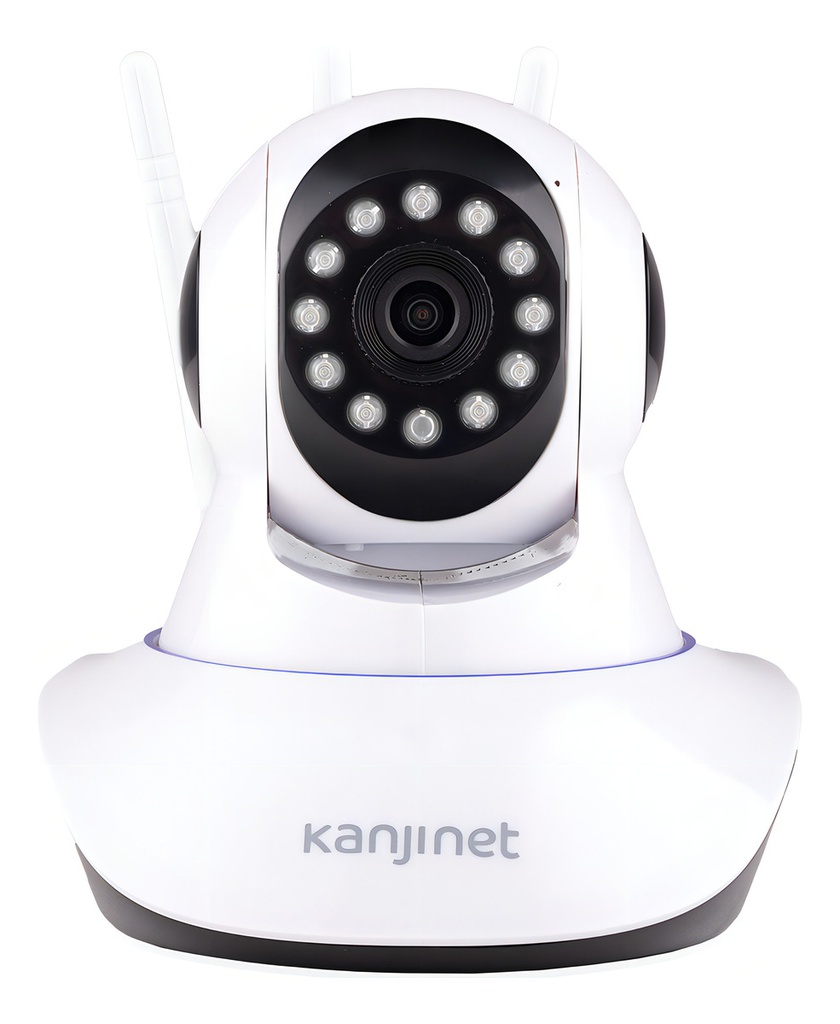 Cámara Kanji Camip1mx2 Smart Ip 3antenas Wifi 720hd Blanco - Blanco