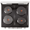 Cocina Electrica Kanjiblack 60cm Kjh-ekxl01v 65l 4 Anafes - Inoxidable