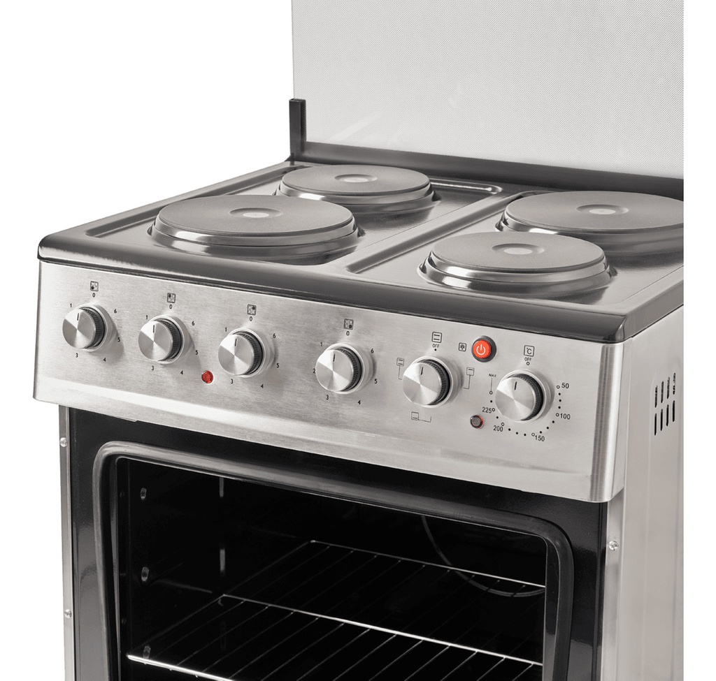Cocina Electrica Kanjiblack 60cm Kjh-ekxl01v 65l 4 Anafes - Inoxidable