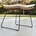 Silla Panuta X4 Tribeca Xds109/be Ratan Sintetico Natural - Natural