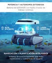 Robot Barre Fondo Gadnic Automático Inalámbrico Recargable - Blanco