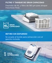 Robot Barre Fondo Gadnic Automático Inalámbrico Recargable - Blanco