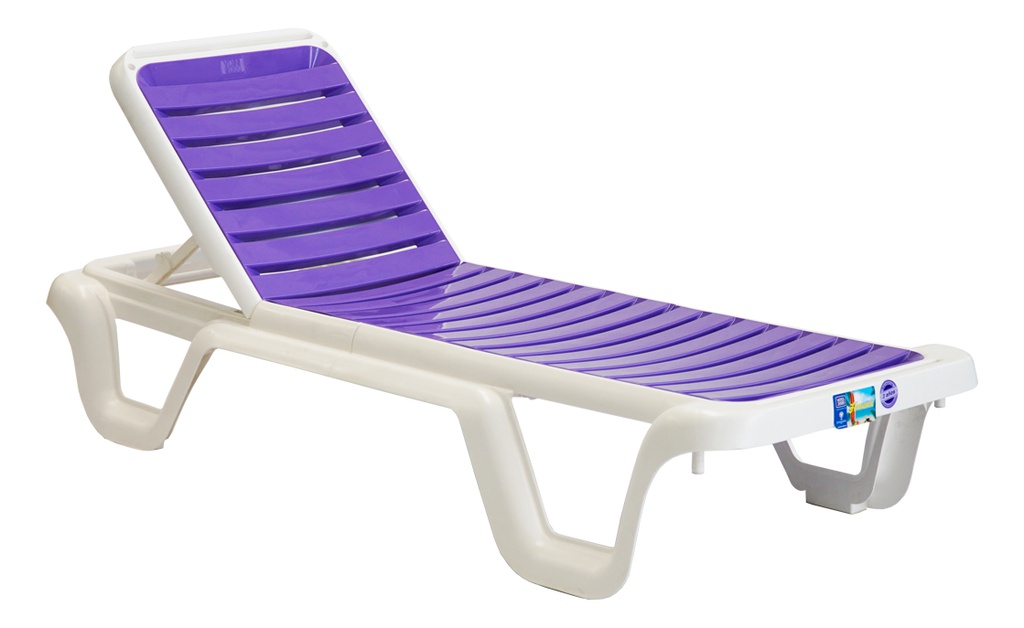 Reposera Camastro Voss2000 Hawaii Rejilla Violeta - Violeta