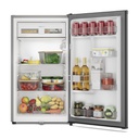 Heladera Frigobar Con Freezer Gafa Hgfm90p 90l Plata Plateado