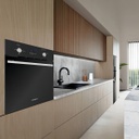 Horno A Gas Drean Hgdr601cn Empotrable 60cm Digital Negro Negro