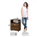 MESA DE LUZ HENN CAMPECHE D07-130 2 CAJONES BLANCO