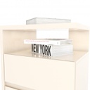 MESA DE LUZ HENN CAMPECHE D07-139 2 CAJONES CASTAÑO