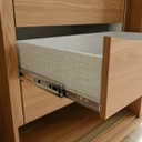 ROPERO HENN MOZZATE D340-202 2 PUERTAS OFF NAT OFF WHITE NEGRO