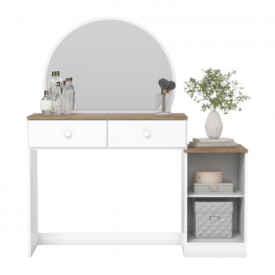 TOCADOR HENN AGNES D921-190 3 CAJONES BLANCO
