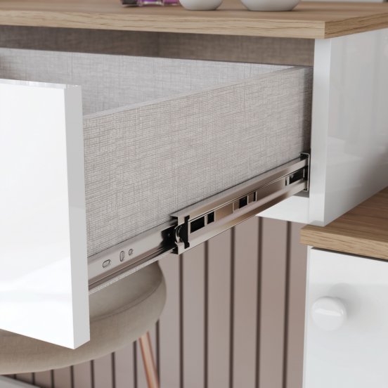 TOCADOR HENN AGNES D921-190 3 CAJONES BLANCO