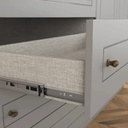 ROPERO HENN AMERICANO I113-131 4 PUERTAS BLANCO