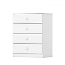 COMODA HENN LABIRINTO I714-10 4 CAJONES BLANCO