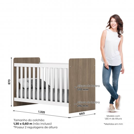 CUNA HENN LABIRINTO IA19-18 RUSTICO/BLANCO