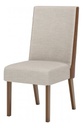 Silla Comedor Henn Anne X2 Und S33-531 Natural Corano Lino Liso Courano Y Lino Nature Con Courano Y Lino