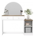 Tocador Henn Agnes D921-190 3 Cajones Blanco Blanco