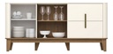 Bahiut Henn Rael S359-129 Off White Nature Blanco