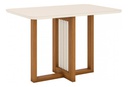 Mesa Henn Natali Sc73-127 1.20 C/vidrio Nature/off White
