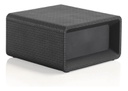 Juego De Muebles 2 Sillas Mesa Simil Ratan Shaf Grafito Grafito