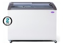 Freezer Inelro Horizontal 350pi Plus 279lts Tapa De Vidrio Blanco