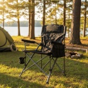 Silla De Camping Crystal Rock Cr17459 Plegable Negro