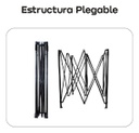 Gazebo Waggs Plegable 3x3mt Sin Paredes Impermeable Rojo