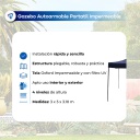 Gazebo Waggs Plegable 3x3mt Sin Paredes Impermeable Azul