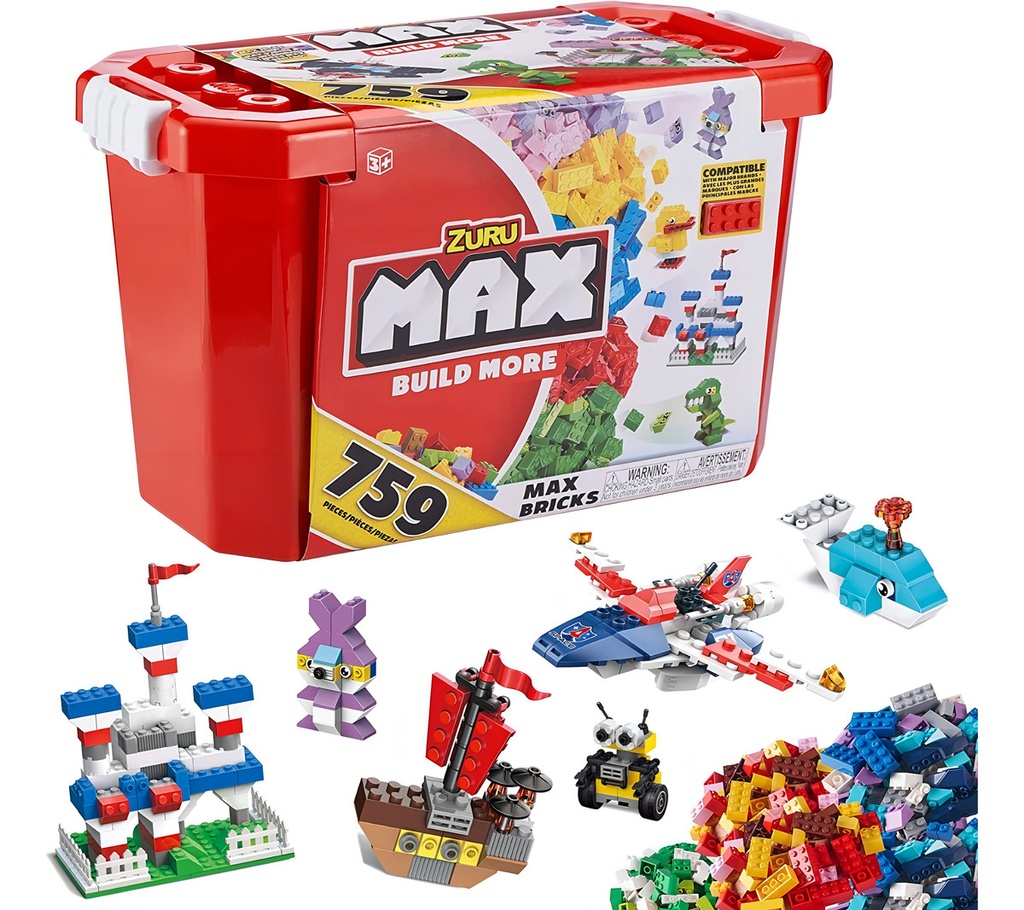 Bloques Para Armar Zuru Max Build More 759 Piezas En Caja 759