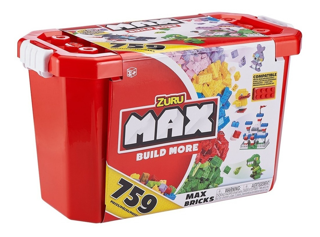 Bloques Para Armar Zuru Max Build More 759 Piezas En Caja 759