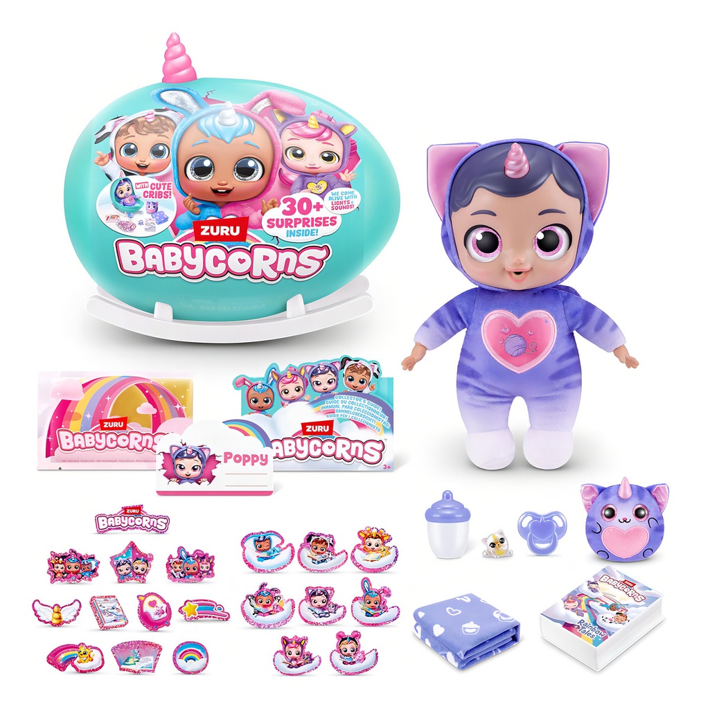Muñeca Interactiva De Bebé Serie 1 Grande Babycorns 92108