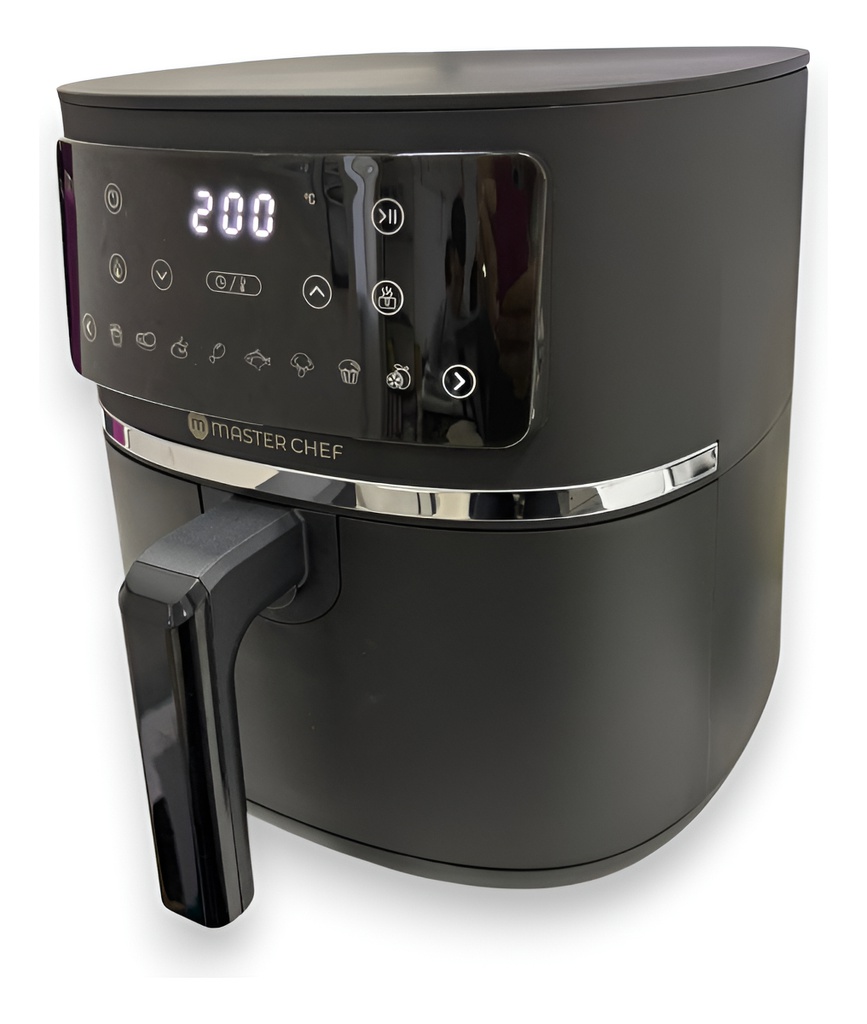 Freidora Sin Aceite Master Chef Mc-af520n 1500w Negra Negro