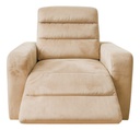 Sillón Eléctrico Sealy Zeus Individual Reclinable Beige Beige Liso