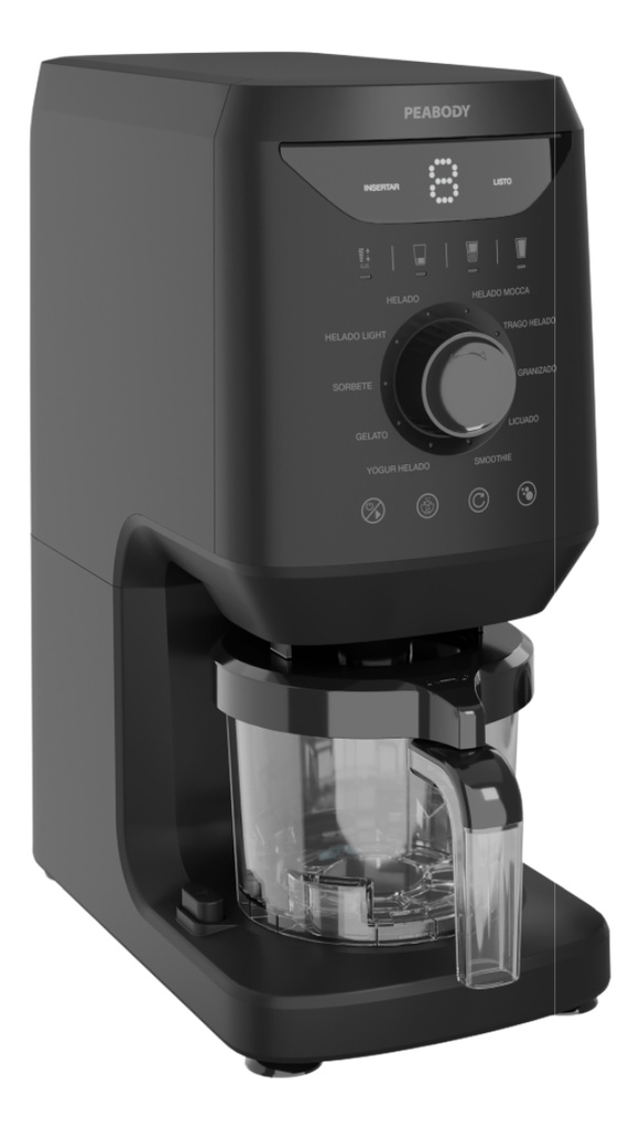Fábrica De Helados Peabody 10 1,5 Lt Negro 50 Hz/60 Hz Negro 50 Hz/60 Hz