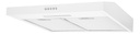 Extractor Purificador De Cocina 3v Luz Led 120w Doble Filtro Blanco
