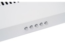 Extractor Purificador De Cocina 3v Luz Led 120w Doble Filtro Blanco